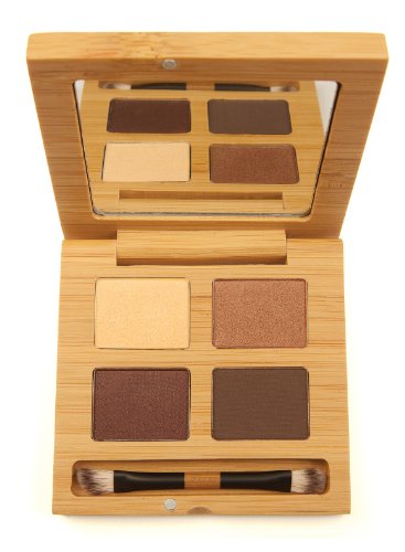 Antonym Cosmetics Ecocert Certified Eyeshadow Quattro, Noisette, Brown
