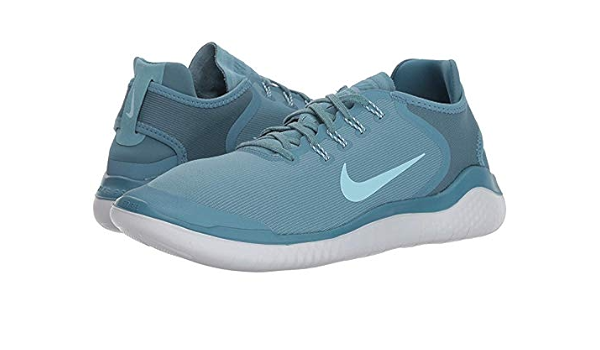 nike free rn 2018 blue running shoes