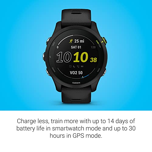 Garmin 0100264120 Forerunner® 255 Music, GPS Running Smartwatch with