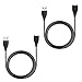 EveShine 2Pcs Fitbit Surge Charger, [Extra Length] 3.3ft /1M Replacement USB Charging Cable for Fitbit Surge Bracelet Wristband Super Watch Smart Watch