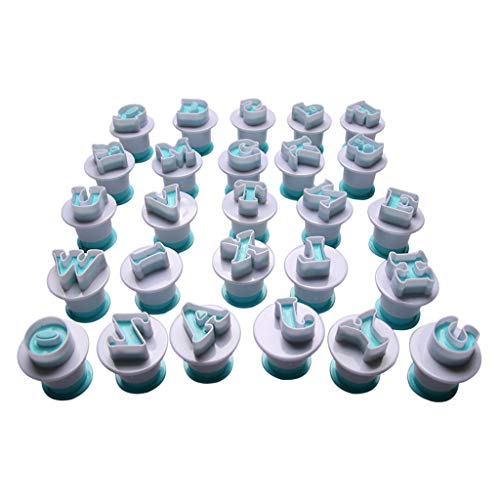 image for Hunzed Home & Kitchen Letter Cake Tool - Alphabet Biscuit Cake Mould F