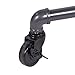 Clothing Rack Econoco - Heavy Duty Pipeline Adjustable, 4 Way Rack, Plumbing Pipe Clothes Rack, Anthracite Grey
