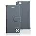 SafeSleeve Anti Radiation RFID iPhone Case: iPhone 6 ELF & RF Blocking Identity Theft Protection Wallet (Gray)