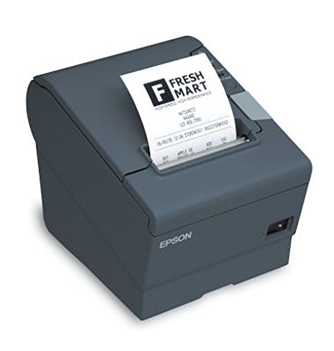 Epson C31CD52A9961 TM-T20II POS Thermal Receipt Printer MPOS Friendly WiFi USB Power Supply – Color Black