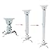 VideoSecu Swivel Tilt Universal Projector Ceiling Mount Bracket Fits Flat and Vaulted Ceiling with 26.7