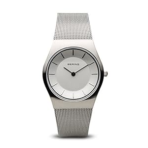 BERING Time | Women's Slim Watch 11930-001 | 30MM Case | Classic Collection | Stainless Steel Strap | Scratch-Resistant Sapphire Crystal | Minimalistic - Designed in Denmark