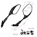 Motorcycle Mirrors Rear View Fits Yamaha FZ 07 FZ 09 8MM 10MM Mirrors For Yamaha Honda Kawasaki Suzuki KTM Ducati Aprilia Mirrors