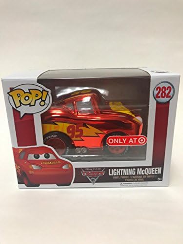 Funko Pop Disney Pixar Cars 3 Target Exclusive Lightning McQueen Metallic Vinyl Figure