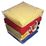 Richards Homewares Clear Vinyl Cube Storage Bag, 16