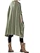Mordenmiss Women's Doll Collar Casual Sleeveless Top With Big Pockets L Style 1-Olive Green