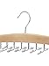 Whitmor Wooden Tie Rack Hanger for Closet, Necktie Holder Organizer with 24 Folding Hooks, 360 Degree Rotating Tie Rack for Men Ties, Belts, Scarves, Tank Tops, Accessories, 1 Pack
