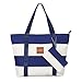 AISPARKY Women's Shoulder Tote Bag, Fits 15.6 Inch Laptop, Handbag Canvas Beach Tote Bag for School Work Travel and Shopping
