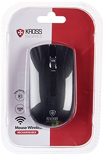 Kross Elegance MOUSE S/FIO RECARREGÁVEL SILENT KE-M305 Preto