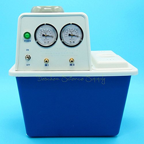 Deschem 110V,180W,Circulating Water Vacuum Pump,Two off-gas Tap,US Plug