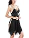 Queen.M Pretty Pajama Sexy Lingerie Sling Transparent Underwear for Sex Flirt (XX-Large, classic black)