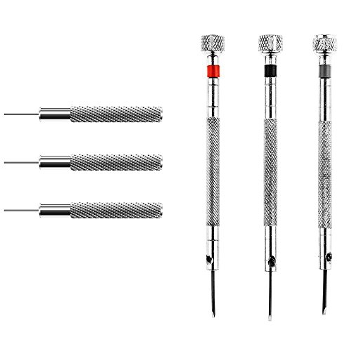 E.Durable 147 in 1 Watch Repair Kit Professional Screwdriver Spring Bar Tool Set, Watch Band Link Pin Tool Set with Carrying Case (Watch Repair Set -1) - Thumbnail 3