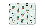 Seamless Pattern With Cacti And Succulents Mouse Pad Gaming Mouse Pad Mousepad Nonslip Rubber Backing
