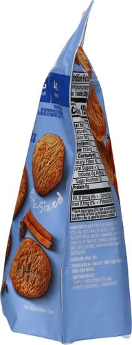 ATKINS ANYTIME SNACKS, BITE-SIZED PROTEIN COOKIES, SNICKERDOODLE, CRISPY & CRUNCHY, 8G PROTEIN, 1G NET CARBS, <1G SUGAR, GOOD SOURCE OF FIBER