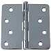 4014-PC-12 GlideRite 4" Polished Chrome Door Hinges 1/4" Radius Corners - Free Shipping (Pack of 12)