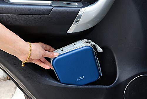 ZYHW Auto Car CD VCD DVD Organizer Square Case Storage Holder Blue