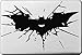Vati Leaves Removable Creative Cartoon Batman Logo Decal Sticker Skin Art Black for Apple MacBook Pro Air Mac 13
