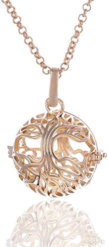 Vintage Life Tree Cage Pendant Angel Caller Necklace Harmony Pendant