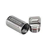 OneTigris Titanium Pill Holder Survival Waterproof Mini Pill Fob (SL)