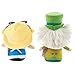 Hallmark itty bittys Disney Alice in Wonderland and Mad Hatter Stuffed Animals, Set of 2