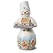 Hallmark Keepsake Christmas Ornament 2018 Year Dated, Snowman and Gingerbread House Snowtop Lodge Ginger N. Sweethaus Series #14