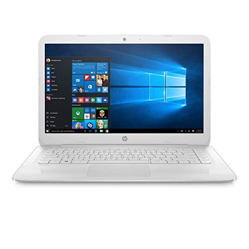 HP Newest Stream-14inch Diagonal HD SVA BrightView Display, Intel Celeron N4000 Up to 2.60GHz Processor, 4GB DDR4 Memory, 32GB SSD, Intel UHD Graphics, HDMI, Win10 S-White(Renewed)