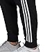 adidas Men's Essentials 3-Stripe Jogger Pants, Black/White, Medium