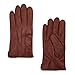 Harssidanzar Leather Gloves for Men,Winter Sheepskin Driving Gloves Cashmere Lined