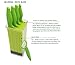 Green Kitchen Ceramic Knives Set AND Universal Knife Block COMBO; Bonus FREE Ceramic Peeler; best knife holder; premium knives set; porcelain knives, professional quality