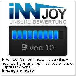 Cucina di Modena Espressokocher: Espresso-Kocher für 6 Tassen, für Gas, Elektro-Herd und Ceran-Feld (Mokkakanne) – Bild 8