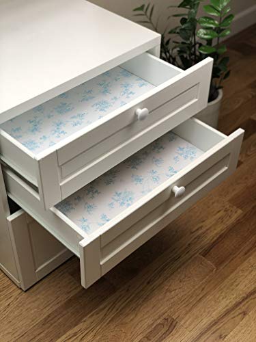 Scentennials Sea Fresh (6 Sheets) Scented Fragrant Shelf & Drawer Liners 16.5" x 22" - Great for Dresser, Kitchen, Bathroom, Vanity & Linen Closet