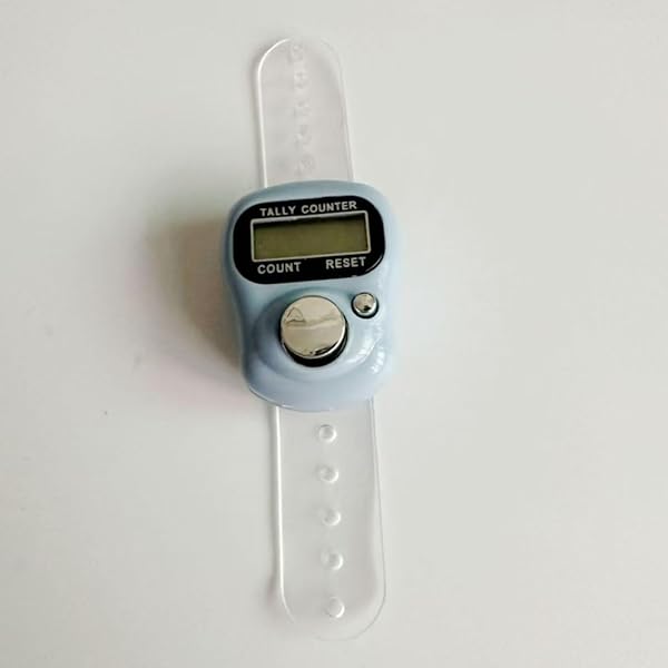 Blue Electronic Finger Counter Display Counter Clicker LED Digital Row Counter, Handheld Number Click Counter, Electronic Finger Counter Hand Tally Counter With Ring For Golf Field Lap Counters - View #13