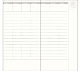 Image de MIDORI Traveler's Notebook 018 / Free Diary (Weekly Vertical)