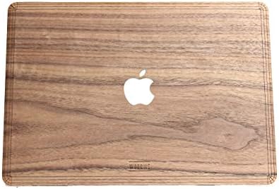 WOODWE Real Wood Macbook Skin Sticker Decal for Mac Air 11 inch | Model: A1307/A1465; Late 2010 – Early 2015 | Genuine & Natural WALNUT Wood | TOP COVER