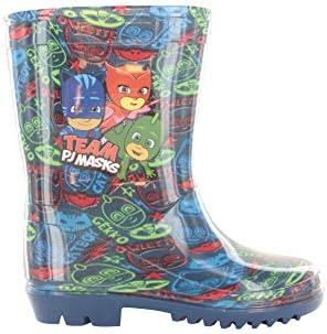PJ Masks Boys Meavy Flashing Wellington Boots UK Sizes Child 5-12