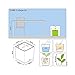 Lechuza 15372 Cube Cottage 30 Self-Watering Garden Planter for Indoor and Outdoor Use, Granite Wicker, w30