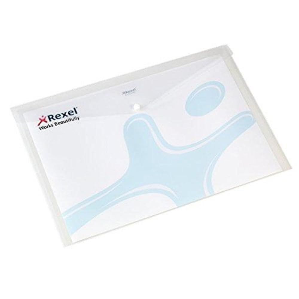 Rexel Carry Folder Polypropylene A3 Translucent White Ref 16131 [Pack of 5]