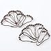 iDesign Steel Roller Shower Curtain Rings/Hooks - Bronze, Set of 12