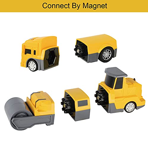 KOMODOMO Construction Vehicles Transform Robot Toys Kids Take