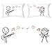 BOLDLOFT Love Me Tender Couples Pillowcases-Love Gifts for Girlfriend, Wife, Couple Gift for Her, Anniversary, Wedding, Bridal Shower, Guitar Music Lovers, His & Hers Bedroom Decor