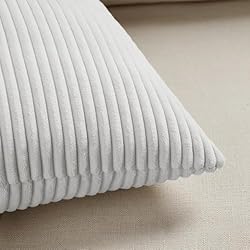 Fancy Homi 2 Packs White Euro Decorative Throw