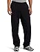 Champion Men's Open Bottom Eco Fleece Sweatpant, Black, Large