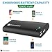 TravelGo Power Bank 10400mah, Certified Portable Travel Charger, Dual 2 USB Battery Pack, Carry Pouch Included, (Max 5V/2.1A Output, Li-Polymer) for iPhone 11 / XR / 8/7 / 6 / SE, Plus, Galaxy