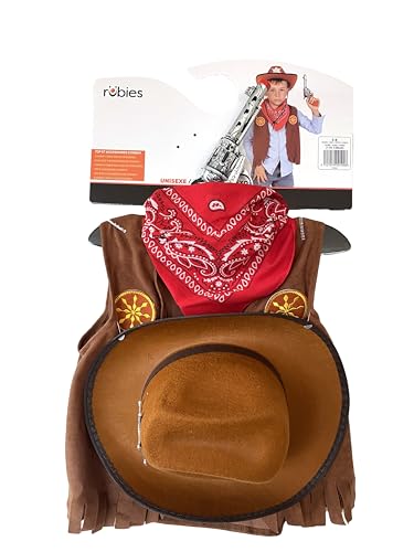 Rubies - Cowboy costume for boy, one size (5-8 years)