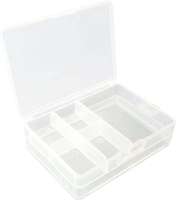 clear plastic tackle box