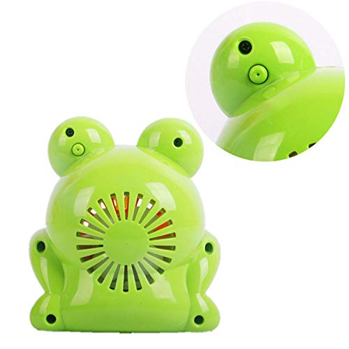 Cute Funny Battery Powered Electric Frog Bubble Maker Machine Blower Toy for Children Kids Baby Showers Swimming Pool Bathtub - Thumbnail 2